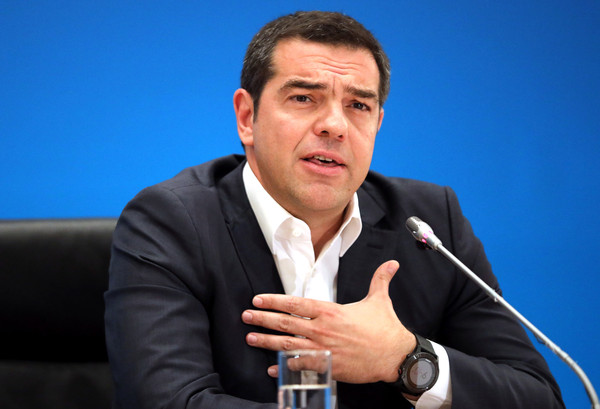 ▲▼希臘「激進左派聯盟」（Syriza）黨魁齊普拉斯。（圖／路透）