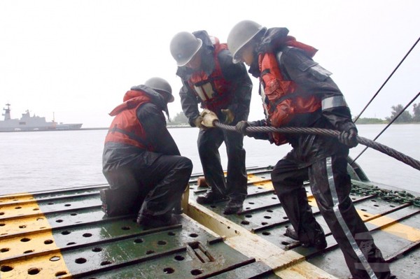 中啟軍艦甲操測考　驗證官兵訓練成果