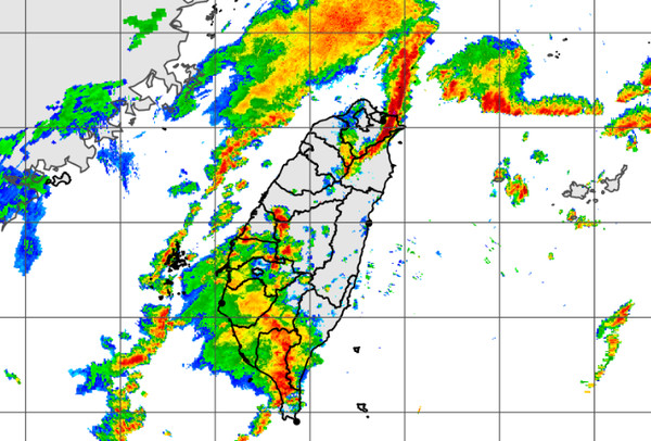 ▲▼大雨特報。（圖／中央氣象局）