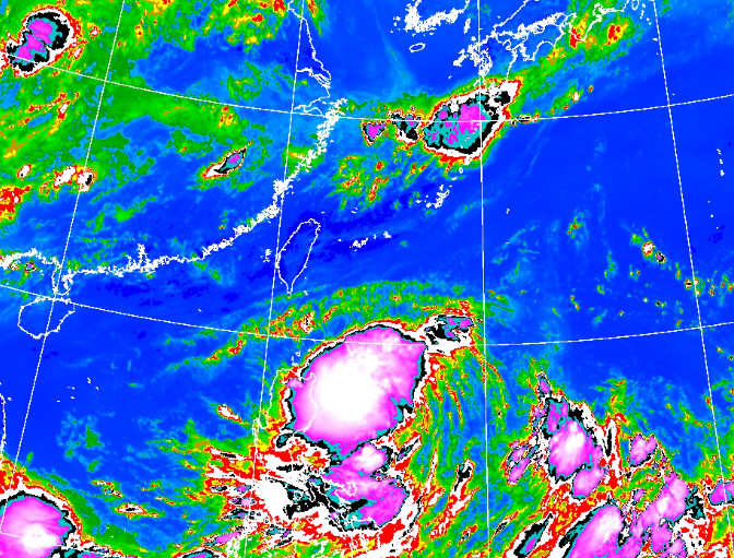 ▲▼颱風丹娜絲將生成，最新路徑潛勢預報。（圖／中央氣象局）