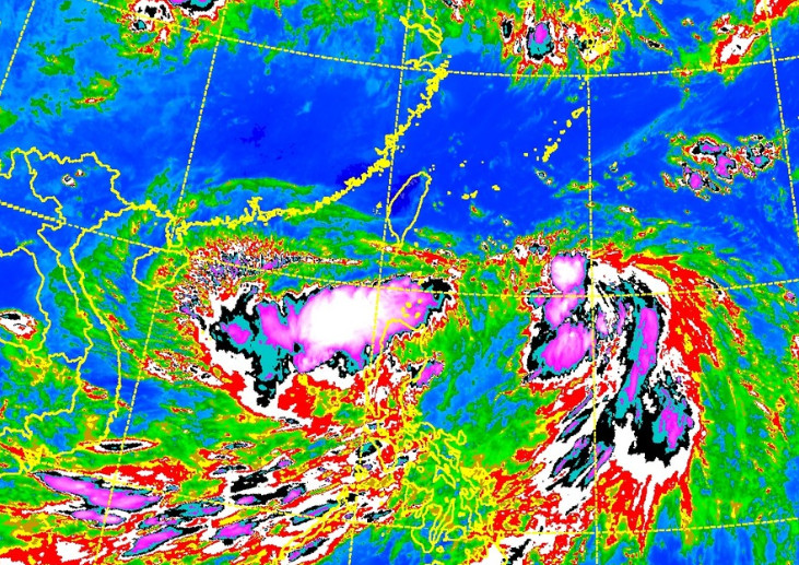 ▲▼丹娜絲颱風。（圖／中央氣象局）