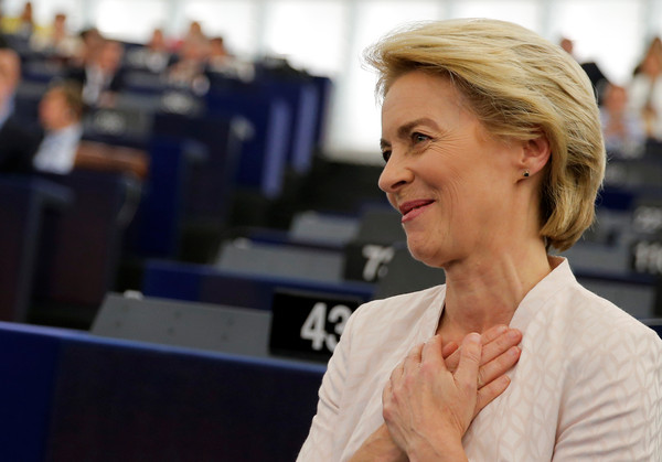 ▲▼歐盟執行委員會首位女性主席范德賴恩（Ursula von der Leyen）。（圖／路透社）