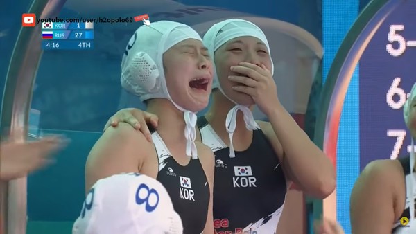 ▲韓國進球後，隊員哭到像奪冠。（圖／翻攝自YouTube／Edoardo Osti）