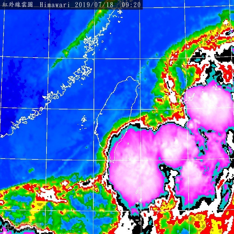 天氣圖。（圖／翻攝鄭明典臉書）