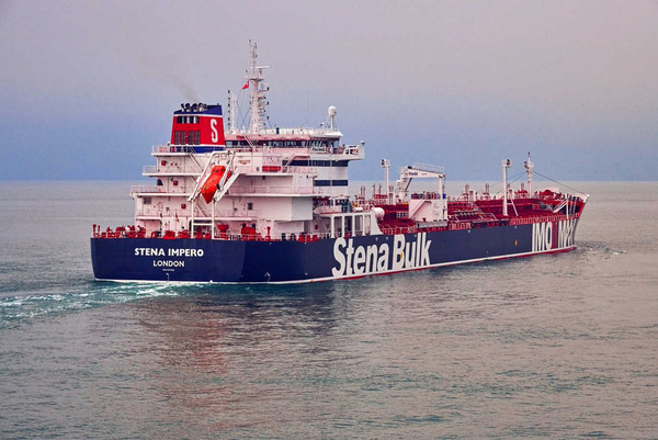 ▲英國油輪Stena Impero「史坦納地國號」遭扣押。（圖／路透社）