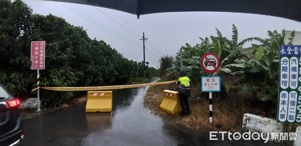 ▲因0813豪雨影響，截至8月13日下午1時許，台南市有10區道路橋梁閉情。（圖／記者林悅翻攝，下同）