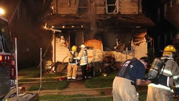 ▲托兒所暗夜大火，造成5名孩童喪命。（圖／翻攝自Erie fire department）