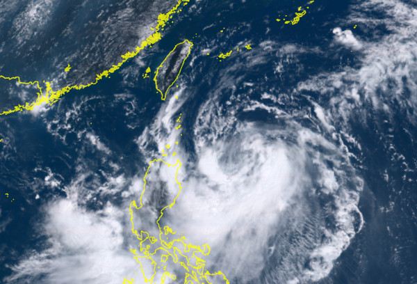 ▲白鹿颱風。（圖／翻攝自RAMMB、向日葵8號衛星）