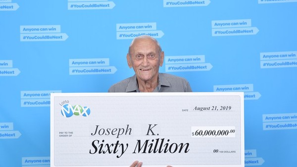 ▲約瑟夫（Joseph Katalinic）中了史上最大的6000萬加幣（約新台幣14億元）頭獎。（圖／翻攝自推特／@BCLC）