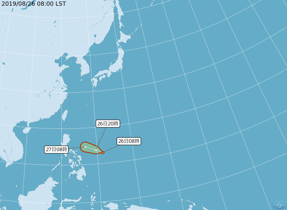 ▲▼菲東熱帶低壓最快周二變颱風楊柳。（圖／翻攝自中央氣象局、日本氣象廳）