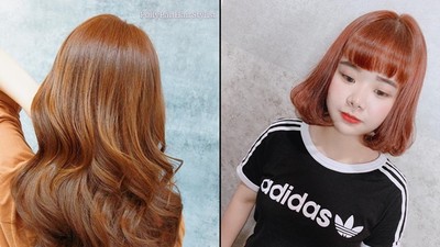 周子瑜也染「蜜糖橘」！韓流甜美髮色來襲　青春顯白完美詮釋夏天