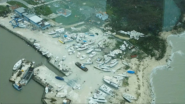 ▲▼巴哈馬的阿巴科群島（Abaco Island）被颶風掃蕩，滿目瘡痍。（圖／路透）