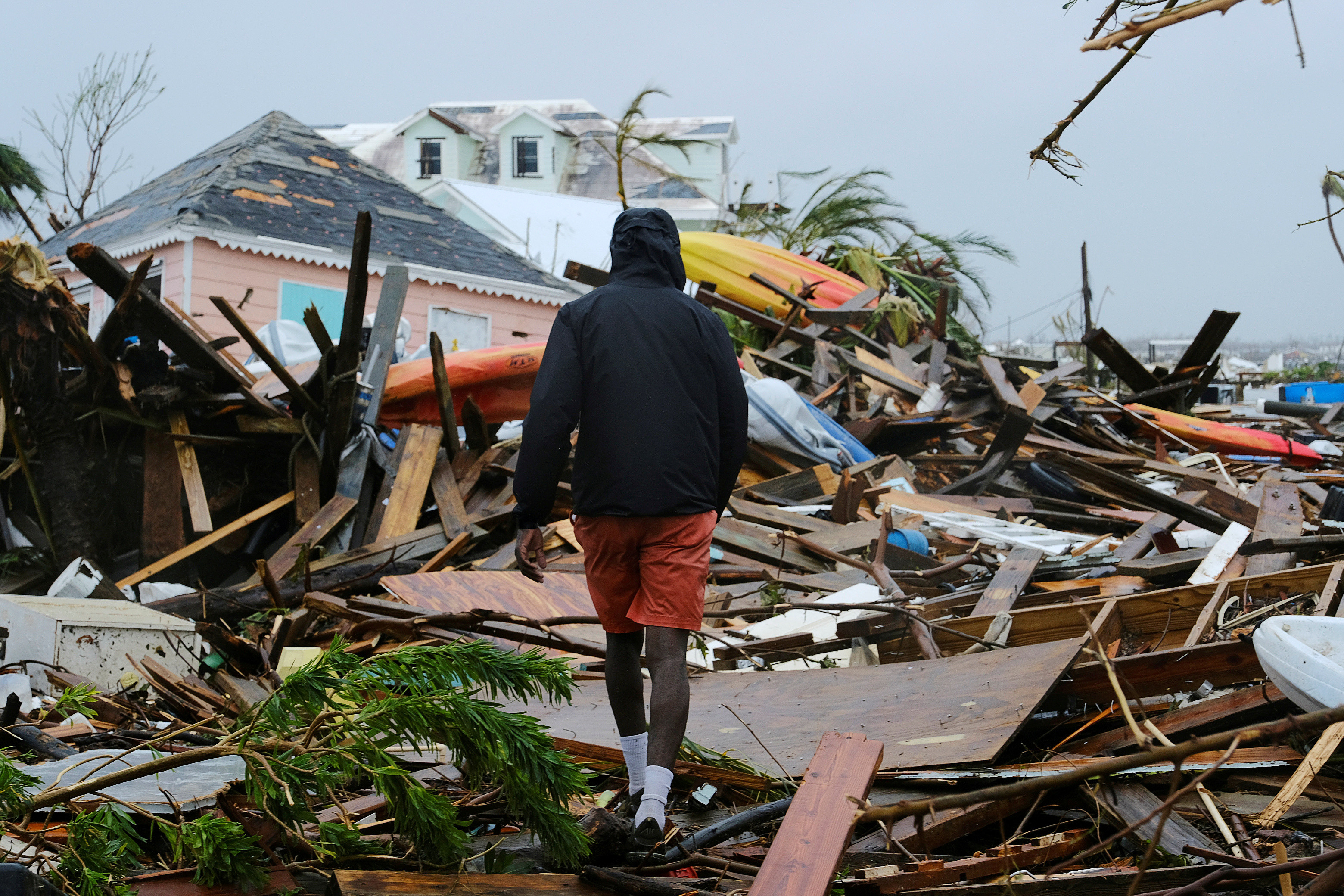 ▲▼多利安颶風,巴哈馬。（圖／路透）