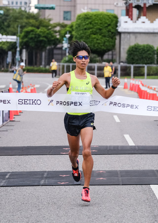▲2019 Seiko Super Runner城市路跑賽，舒子晨、劉璇。（圖／大漢行銷提供）