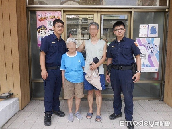 ▲失智老婦獨自迷途9公里才被警方發現。（圖／大園警分局提供）