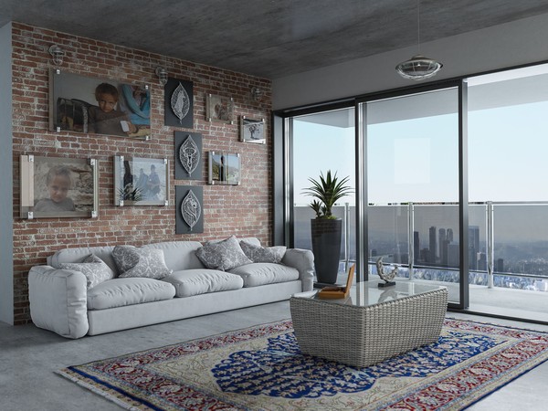▲▼客廳,落地窗,地毯,沙發。（圖／pixabay）