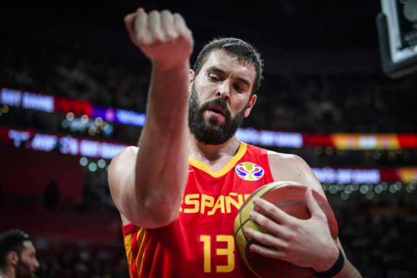 ▲2019世界盃 金牌戰，西班牙vs阿根廷，賈索（Marc Gasol）。（圖／FIBA）