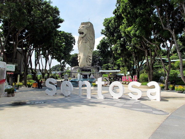 ▲▼新加坡聖淘沙魚尾獅塔。（圖／翻攝維基百科）