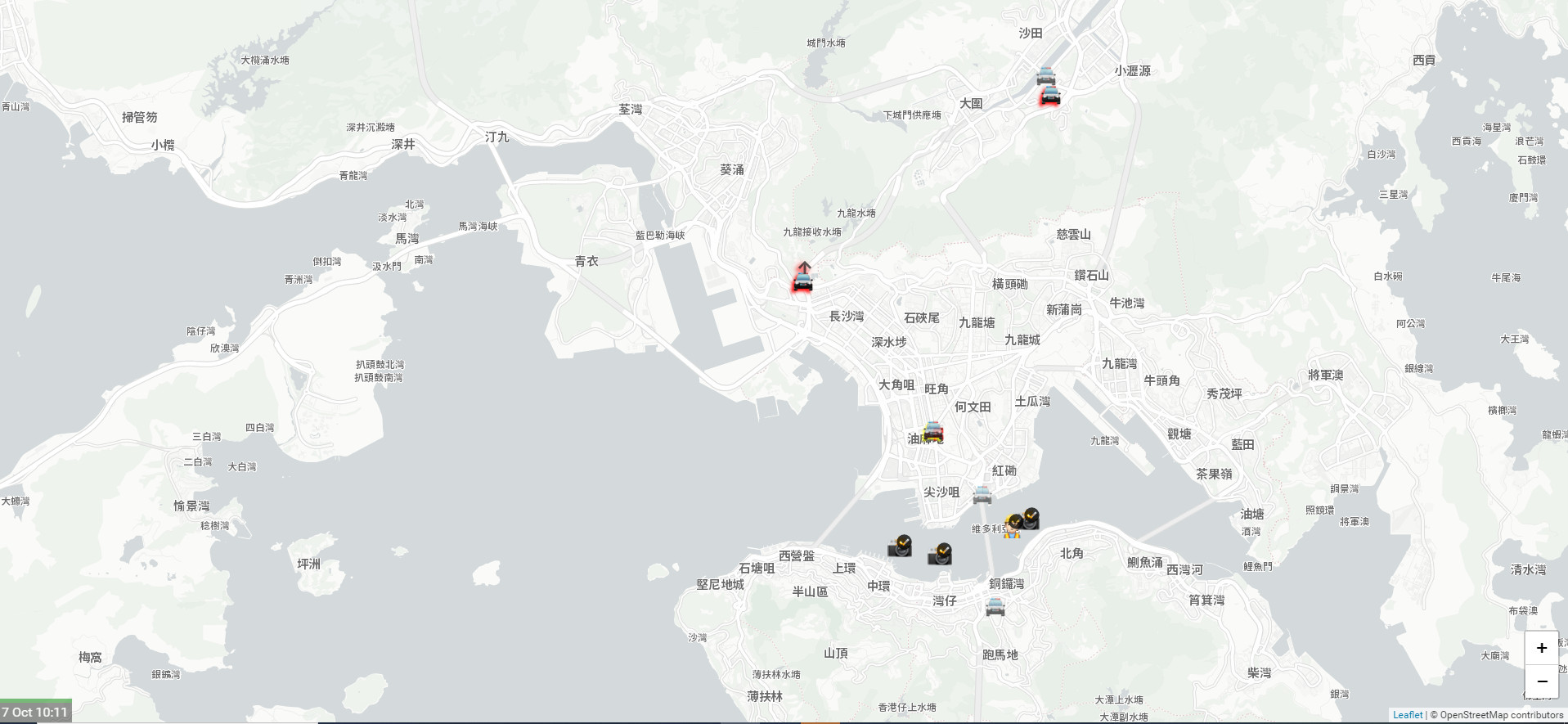 ▲全港抗爭即時地圖。（圖／翻攝自HKmap.live）