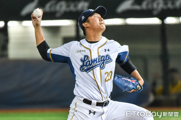▲LAMIGO桃猿投手陳禹勳。(圖/記者林敬旻攝)