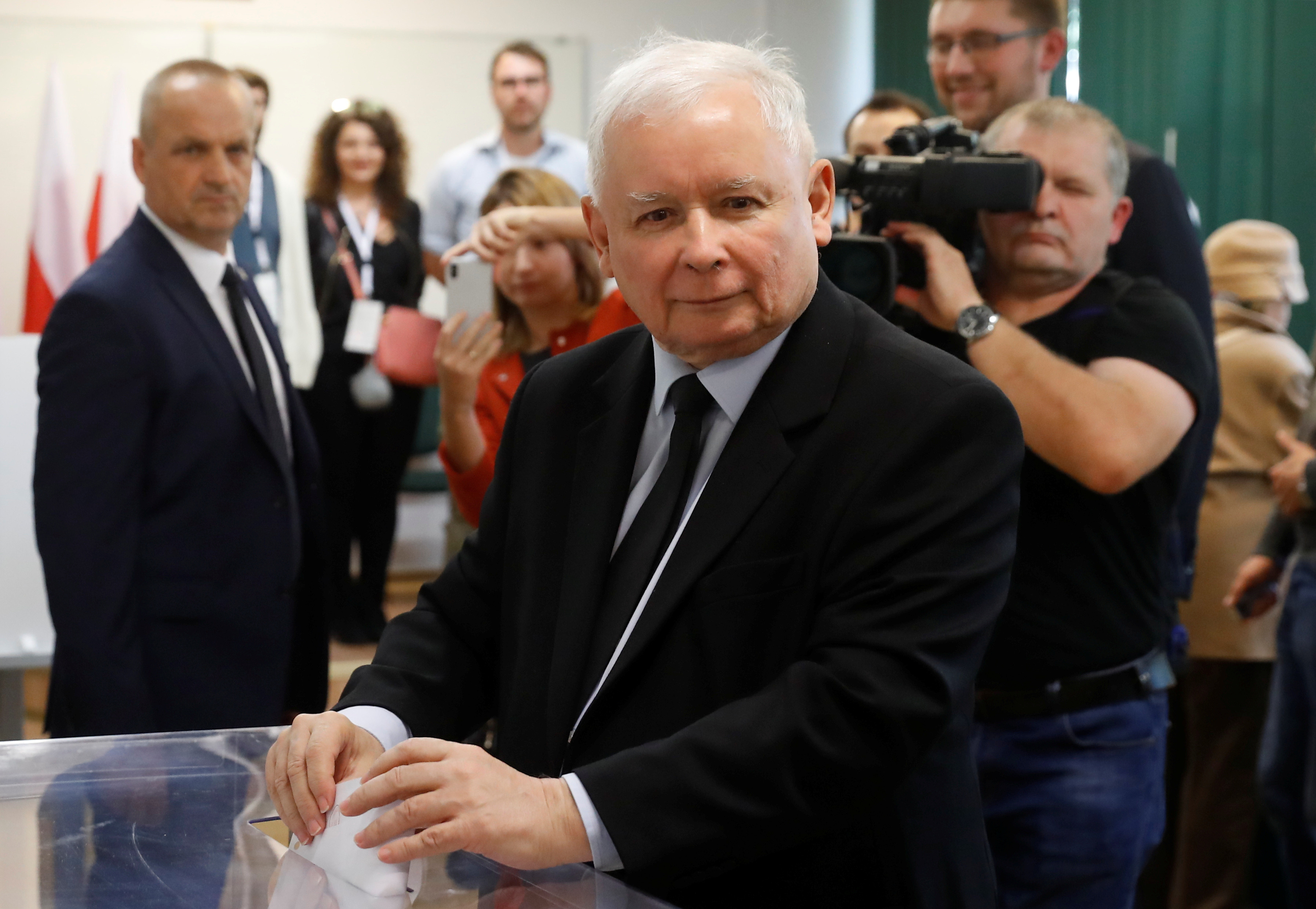 ▲▼波蘭PiS黨魁卡臣斯基（Jaroslaw Kaczynski）             。（圖／路透）