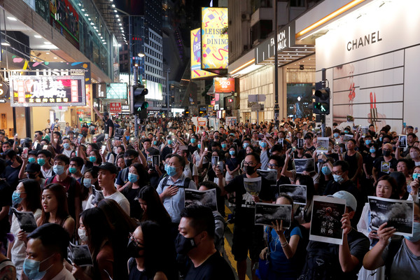 ▲美國眾議院明（16）日將對三項法案進行投票，這些法案將有利於香港的親民主示威者。（圖／路透）