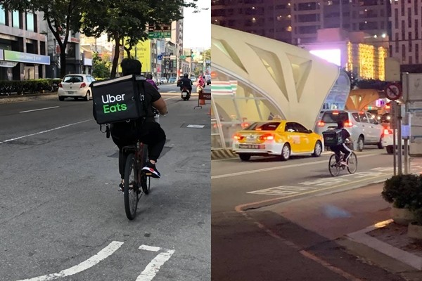 ▲▼超屌Uber Eats。（圖／翻攝自「爆廢公社」）