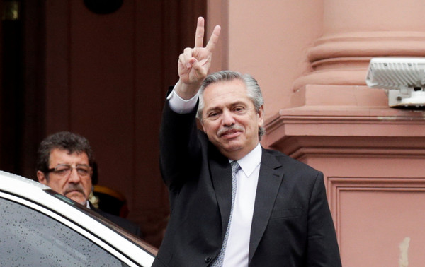 ▲▼斐迪南（Alberto Fernandez）當選阿根廷總統。（圖／路透）