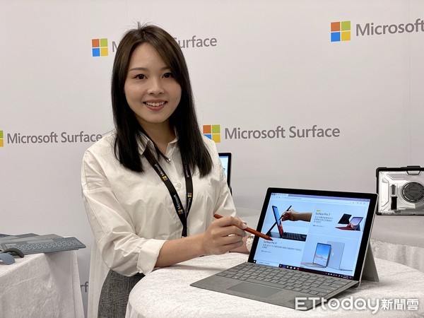 ▲▼微軟Surface Pro 7。（圖／記者邱倢芯攝）