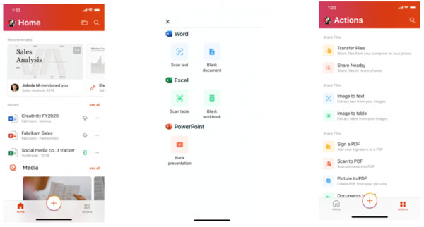 ▲▼微軟為手機推出三合一Office App。（圖／取自微軟）