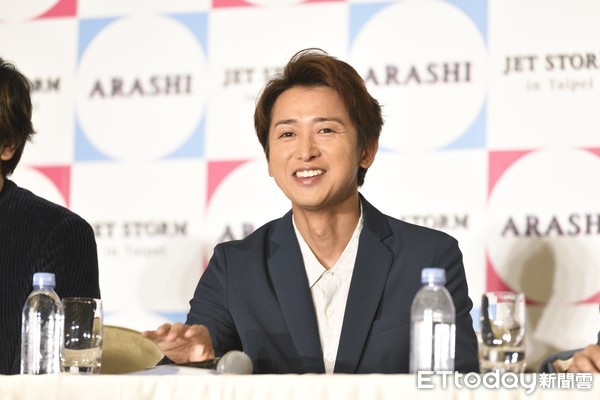 ▲▼ARASHI Jet Storm嵐來台記者會，大野智、櫻井翔、相野雅紀、松本潤、二宮和也。（圖／記者湯興漢攝）