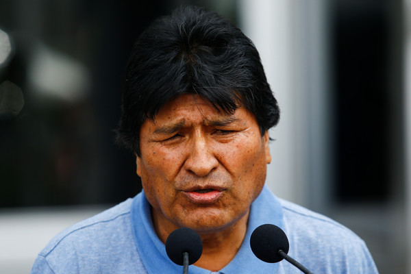 ▲玻利維亞前總統莫拉萊斯（Evo Morales）飛抵墨西哥尋求庇護。（圖／路透）