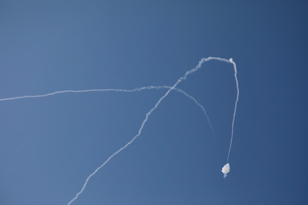 ▲▼以色列鐵穹（Iron Dome defence system）對加薩火箭彈攔截效率達90%。（圖／路透）
