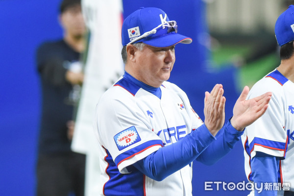 ▲12強棒球賽，韓國隊總教練金卿文。（圖／記者林敬旻攝）