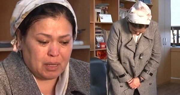 ▲▼哈薩克籍嫌犯母親落淚道歉（圖／翻攝自Youtube@JTBC News）