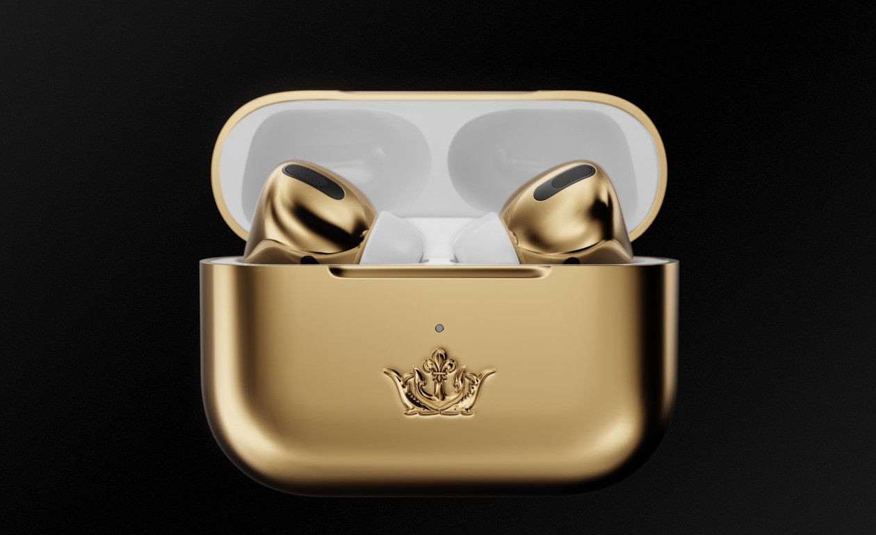 ▲世界最奢華Airpods Pro。（圖／翻攝自Caviar、ColorWare）