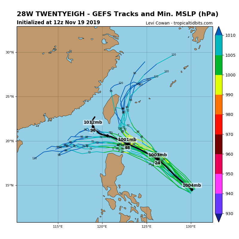 天氣圖。（圖／tropicaltidbits）