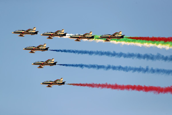 ▲▼杜拜航空展（Dubai Airshow）每兩年舉辦一次，在阿拉伯聯合大公國杜拜阿勒馬克圖姆國際機場舉行。（圖／路透）