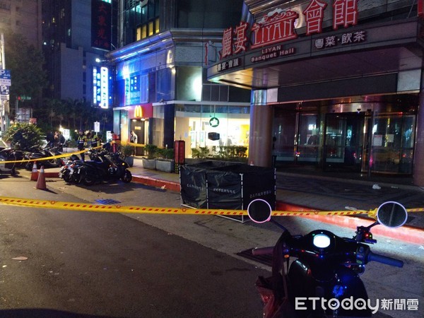 ▲▼北市1名酒店女子驚傳從大樓13樓墜落，當場腦漿四溢明顯死亡。（圖／記者邱中岳翻攝）