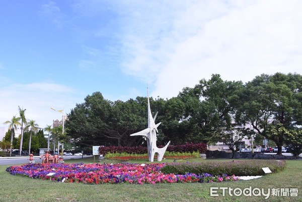 ▲花蓮高分院前「法外情」意象花園榮獲「幸福花蓮，花園城市」競賽金質獎。（圖／記者王兆麟翻攝，下同）