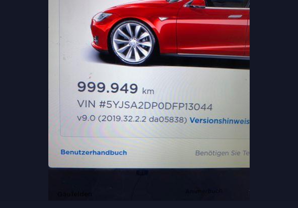 超神特斯拉Model S開了100萬公里還沒壞　5年維修費只花新台幣44萬元（圖／翻攝自Hansjörg Eberhard von Gemmingen推特）