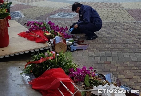 ▲高雄立委參選人李建輝總部遭破壞           。（圖／記者洪靖宜攝）