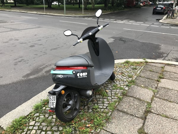 ▲▼柏林共享機車服務商COUP退場。(圖/何蕙安提供)