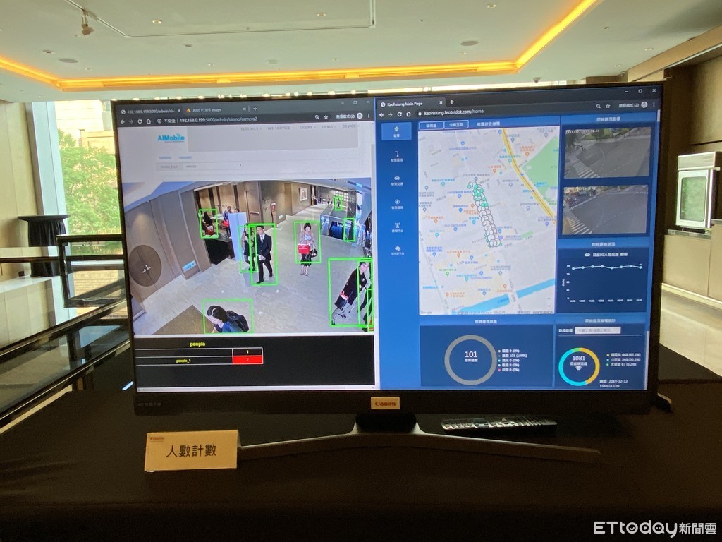 ▲▼Canon攜手AIMobile推出智慧交通解決方案。（圖／記者邱倢芯攝）