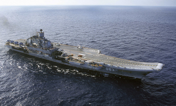▲▼俄羅斯海軍庫茲涅佐夫號航母,Admiral Kuznetsov。（圖／達志影像／美聯社）