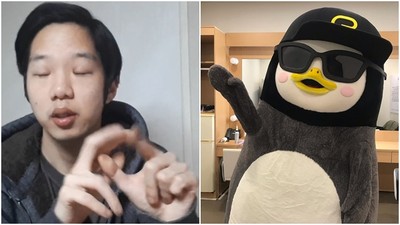韓國超紅企鵝Pengsoo被酸「抄襲熊本熊」　網友抓出謠言元兇：雪莉假男友！