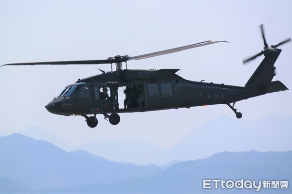 ▲UH-60M黑鷹直升機。（圖／記者呂佳賢攝）