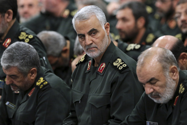 ▲▼伊朗少將、菁英部隊「聖城軍」（Quds Force）指揮官蘇萊曼尼（Qassem Soleimani）。（圖／達志影像／美聯社）