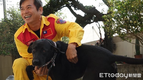 ▲▼高雄市消防局退役搜救犬。（圖／記者許宥孺攝）
