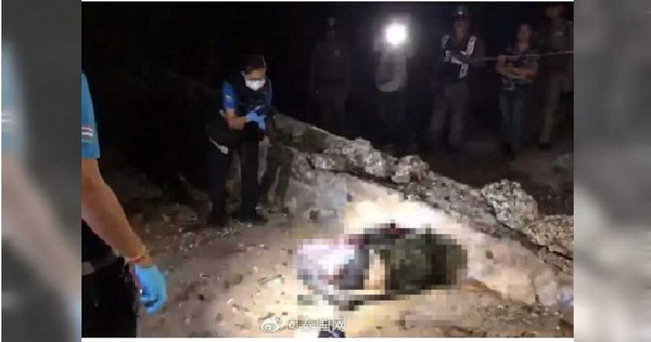 中國籍女子的屍體在海灘被發現。（圖／翻攝自微信）